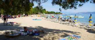 Пляж Crni Molo в Хорватии