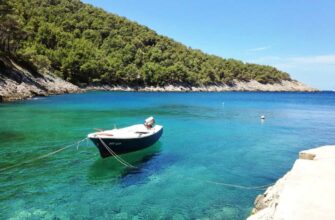 Пляж Tatinja Bay на острове Корчула