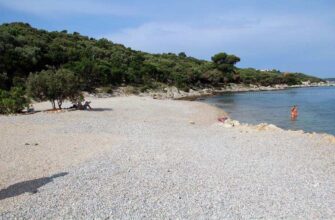 Пляж Mandrac острова Корчула