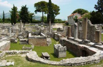 Древнеримские руины на острове Шолта