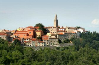 Средневековый город Лабин в Хорватии