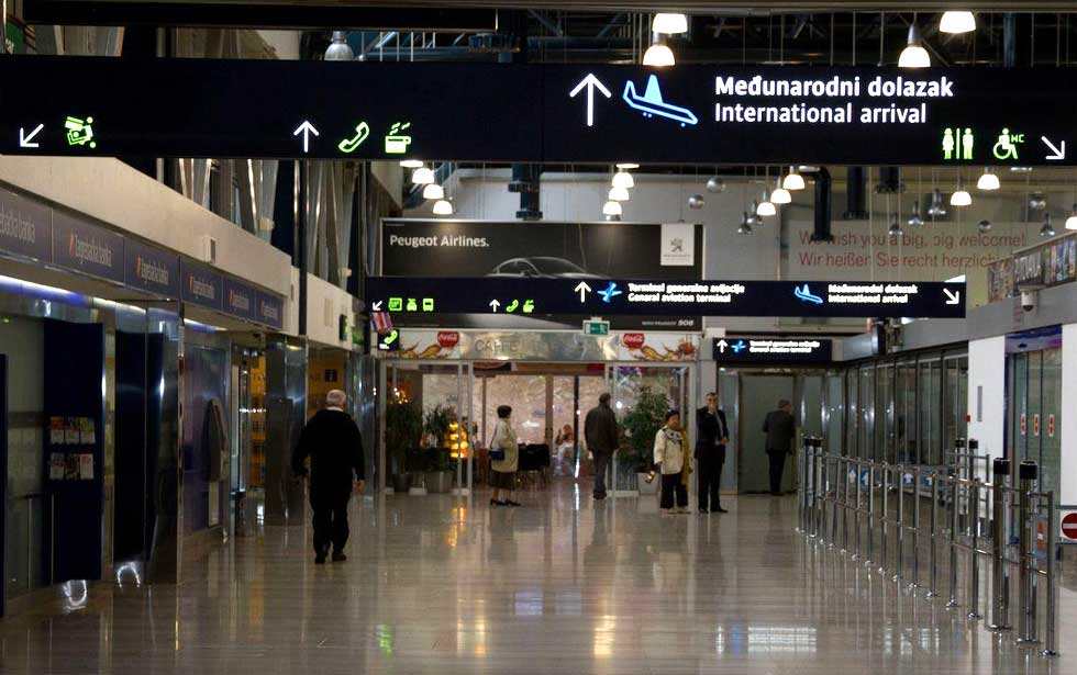 Аэропорт в Загребе
