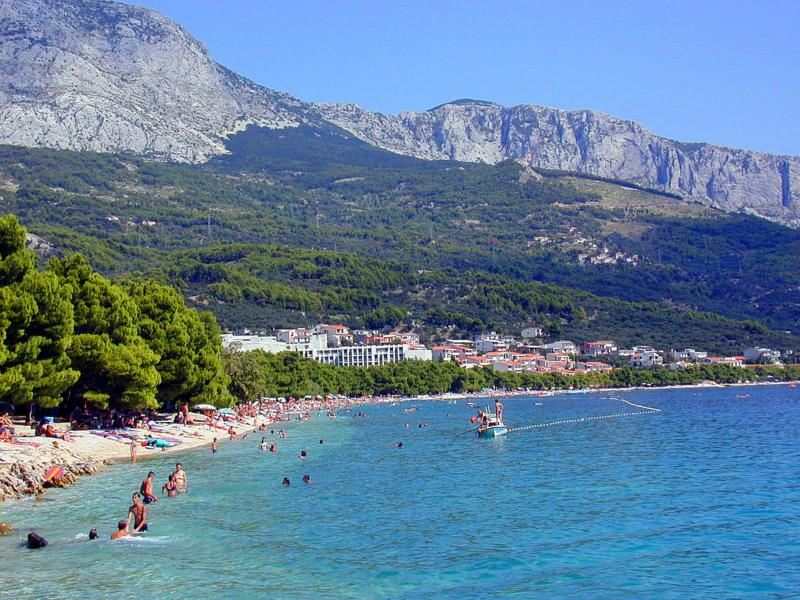 Тучепи побережье Адриатики Хорватия